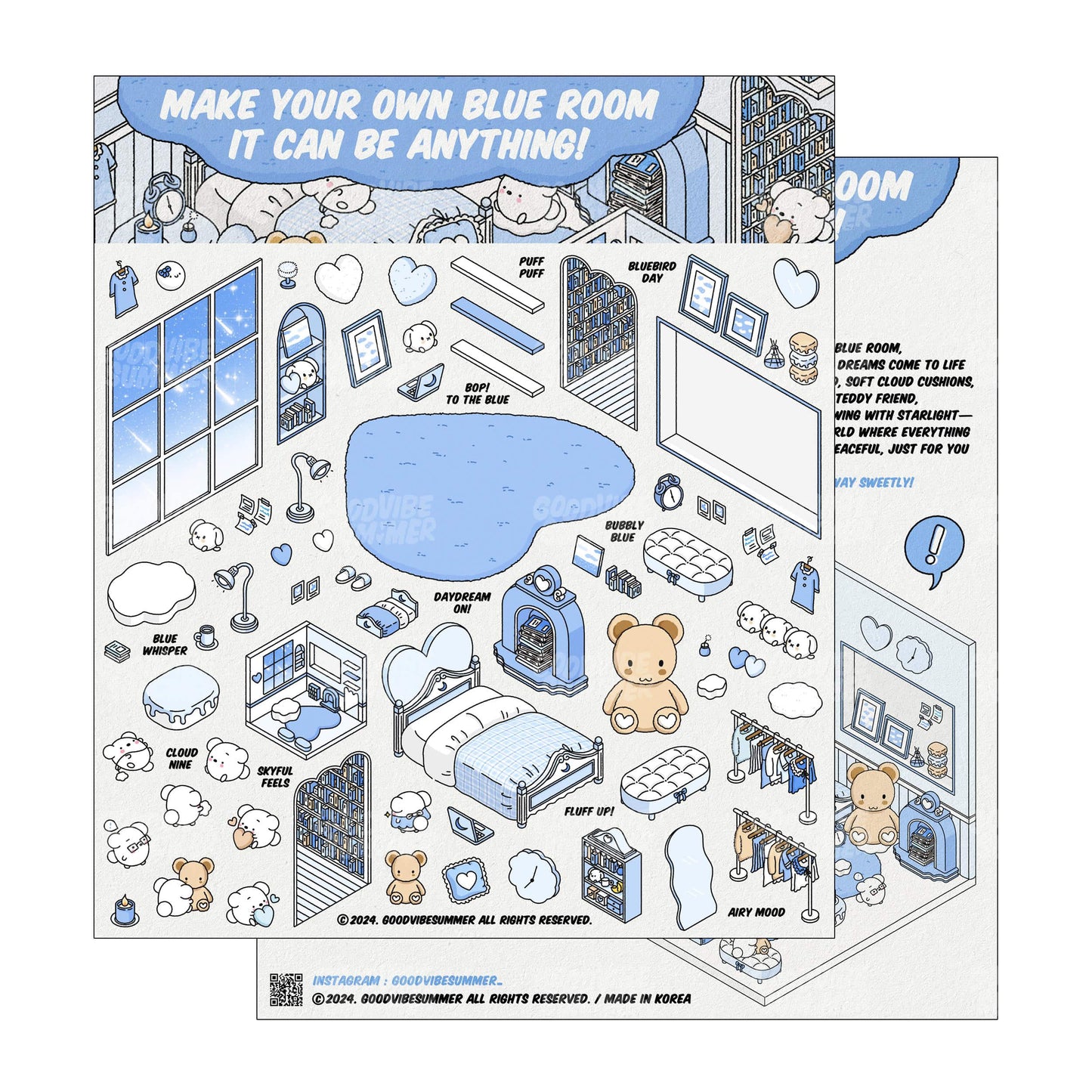 Blue Bear Bedroom
