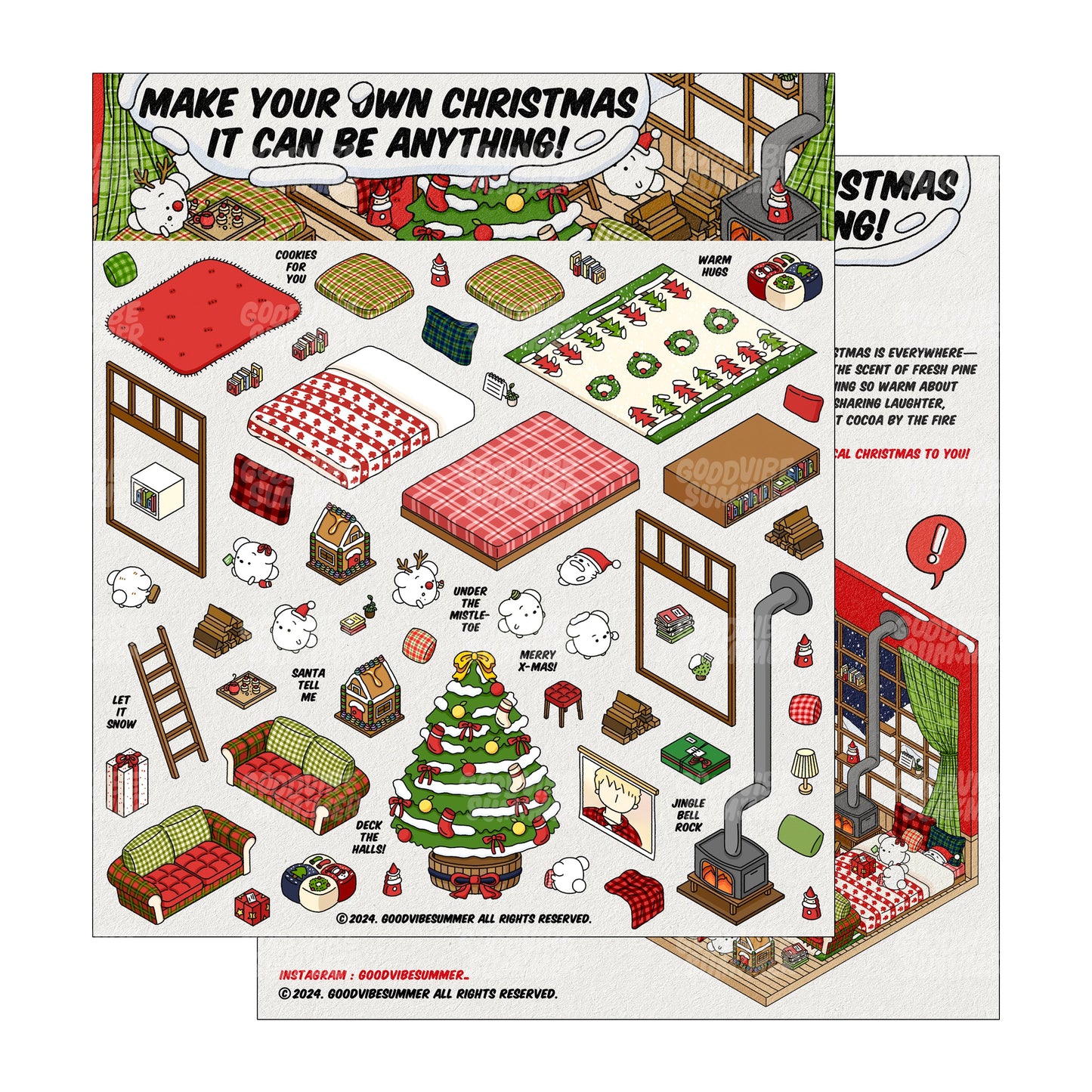 居心地の良いクリスマスキャビン