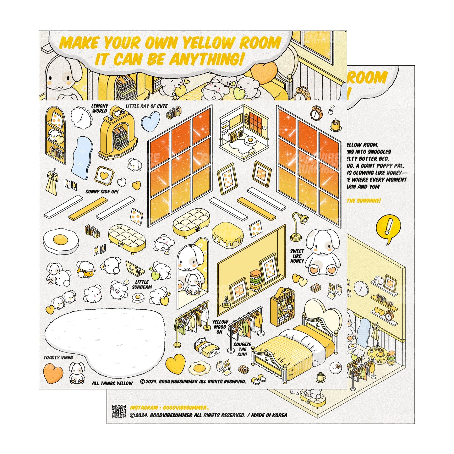 Yellow Bunny Bedroom