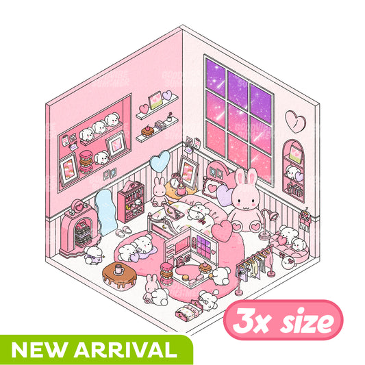 Pink Starlight Loft 3x Size