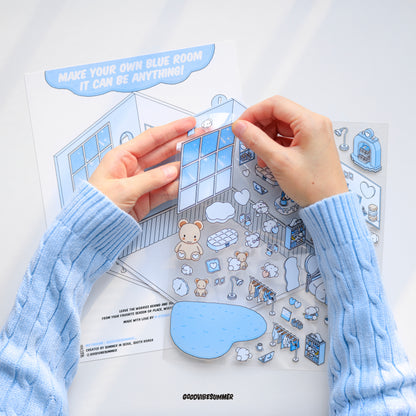 ブルーベアベッドルーム 3xサイズ