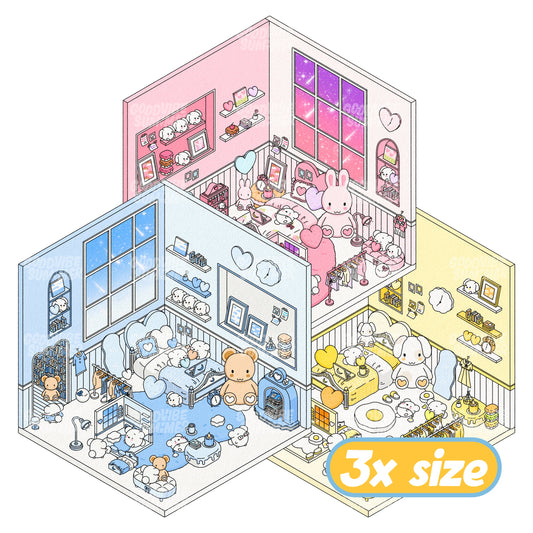 Dreamy Room Collection 3x Size