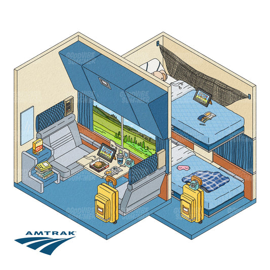 Official Amtrak Deco Pack