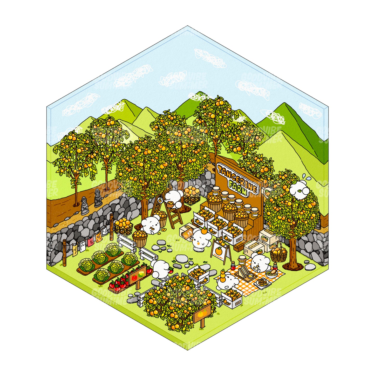 済州みかん農園（夏）