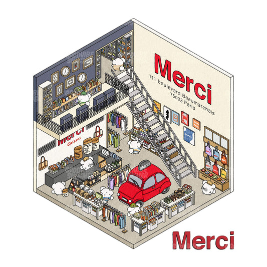 Official Merci Paris Deco Pack