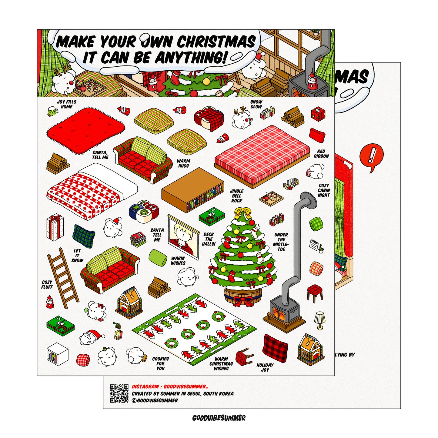 居心地の良いクリスマスキャビン