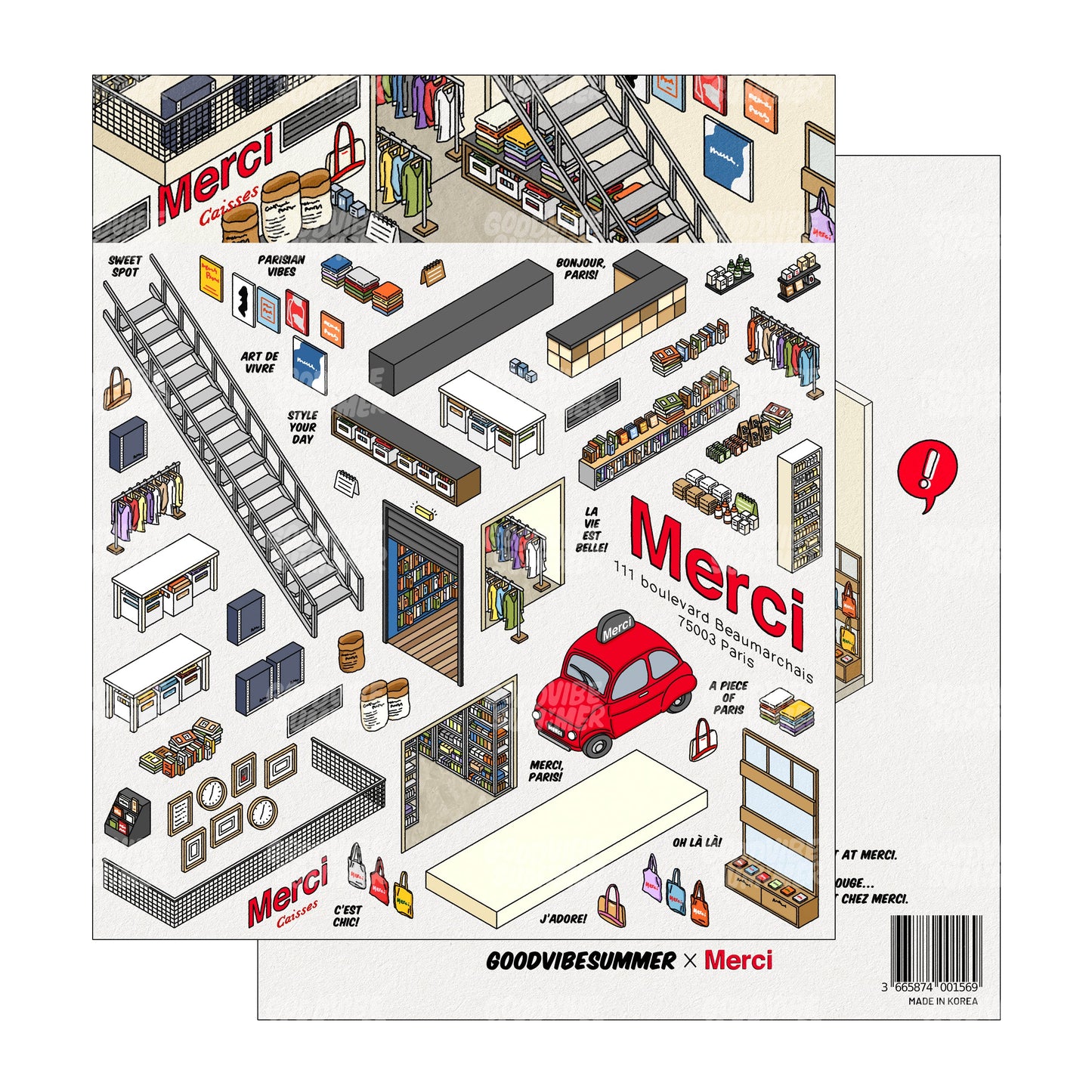 Official Merci Paris Deco Pack